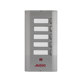 Audio 005233E 5'li Konsept Serisi Yan Sıra Tek Butonlu Zil Paneli