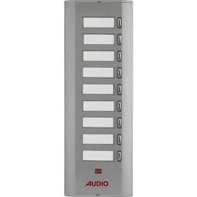 Audio 006225 9'lu U Konsept Serisi Yan Sıra Tek Butonlu Zil Paneli