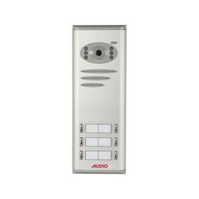 Audio 008318 6'lı Basic Kameralı Butonlu Zil Paneli