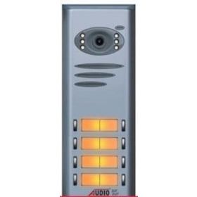 Audio 008328 E08 8'li Basic Kameralı Butonlu Zil Paneli