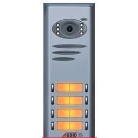 Audio 008328 E08 8'li Basic Kameralı Butonlu Zil Paneli