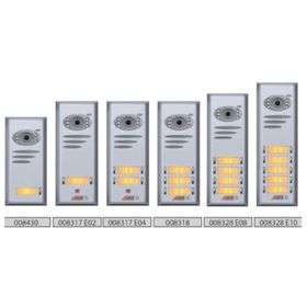 Audio 008328 E08 8'li Basic Kameralı Butonlu Zil Paneli