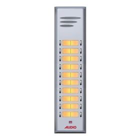 Audio ET 004845 20'li Çift Butonlu Zil Paneli