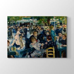 Auguste Renoir - Dance At Le Moulin Tablosu