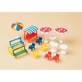 Auhagen 42569 Maket Masa Sandalye Seti
