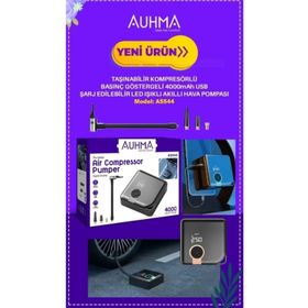Auhma A5544 4000 MAH Şarj Edilebilir Akıllı Hava Pompası