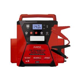 Auhma A8800 12/24V Çift Voltajlı 43.400 Mah Powerbank Dijital Gösterge Araba Kamyonet Akü Takviye Cihazı