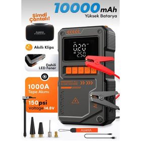Auhma A8822 4in1 Hava Kompresörlü Akü Takviye Cihazı