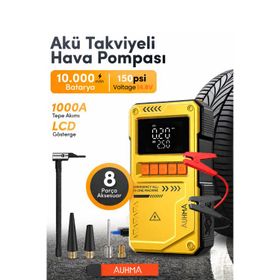 Auhma A8822 4in1 Hava Kompresörlü Akü Takviye Cihazı