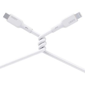 Aukey CB-BAL7-WH 0.9 mt Naylon Örgülü USB-A Lightning Kablosu