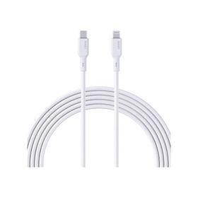 Aukey CB-NCL1-WH 1.8 mt Naylon Örgülü 3A 480 Mbps Type-C Lightning Kablosu
