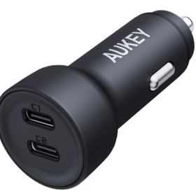 Aukey CC-Y23-BK 65W Type-C PD Araç Siyah Şarj Cihazı