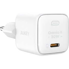 Aukey Pa-B1T-Wh 20W Omnia Iı Mini Gan Pd Qc 3.0 Type C Hızlı Şarj Adaptörü