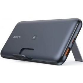 Aukey Pb-Wl02 Usba&Type-C Çıkışlı Wireless Kablosuz Süper Şarj 10.000 mAh Siyah Powerbank