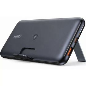 Aukey Pb-Wl02 Usba&Type-C Çıkışlı Wireless Kablosuz Süper Şarj 10.000 mAh Siyah Powerbank