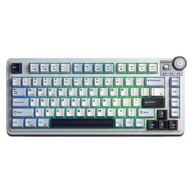 Aula AU75 3 Modlu Mekanik Gaming Kablosuz Klavye RGB TKL Hot Swap Star Vector Switch Makrolu Oyuncu Klavyesi Lacivert
