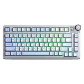 Aula AU75 3 Modlu Rgb Hot Swap Mekanik Tkl Star Vector Switch Kablosuz Makrolu Klavye Buz Mavisi