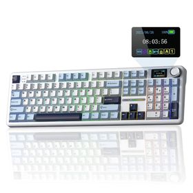 Aula F108 Pro Reaper Switch Kablolu/Kablosuz Mavi Gaming Klavye