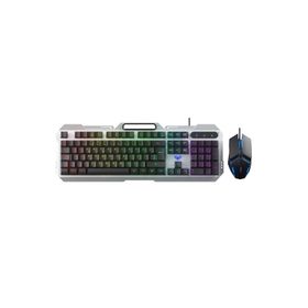 Aula F2023 Gaming Türkçe Q Rainbow Membran 2400DPL Oyuncu Klavye Mouse Set