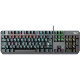 Aula F2066 Rgb Kablolu Siyah Oyuncu Klavyesi