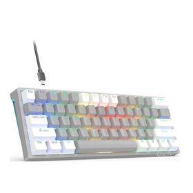 Aula F3261 Type-C Kablolu RGB Mekanik Yeşil Renk Klavye