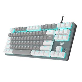 Aula F3287 Blue Switch Kablolu Gri Oyuncu Klavyesi