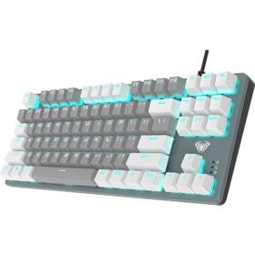 Aula F3287 Blue Switch Kablolu Gri Oyuncu Klavyesi