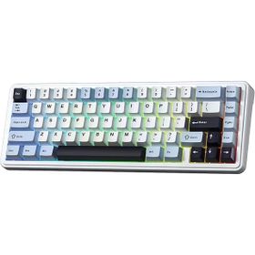 Aula F65 Buz Mavisi Reaper Switch Mekanik Rgb Tkl Makrolu Hot Swap Kablosuz Klavye