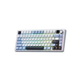 Aula F75 Lacivert Max Mekanik Rgb Tkl Reaper Switch Kablosuz Makrolu Hot Swap Klavye