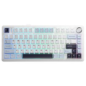 Aula F75 Lacivert Max Mekanik Rgb Tkl Reaper Switch Kablosuz Makrolu Hot Swap Klavye