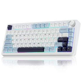 Aula F75 Lacivert Max Mekanik Rgb Tkl Reaper Switch Kablosuz Makrolu Hot Swap Klavye