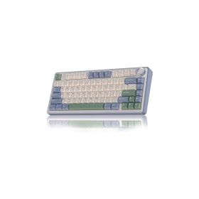 Aula F75 Pastel Mekanik RGB TKL Reaper Switch Kablosuz Makrolu Hot Swap Klavye