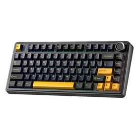 Aula F75 Siyah Mekanik Rgb Tkl Gray Switch Kablosuz Makrolu Hot Swap Klavye