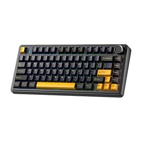 Aula F75 Siyah Mekanik Rgb Tkl Gray Switch Kablosuz Makrolu Hot Swap Klavye