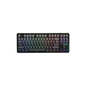Aula F87 Pro Siyah-Gri RGB TKL Graywood V4 Switch İngilizce Kablolu/Kablosuz Mekanik Gaming Klavye