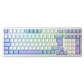Aula F99 Mavi 3 Modlu Rgb Hot Swap Mekanik Reaper Switch Kablosuz Makrolu Klavye