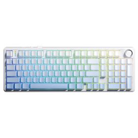 Aula F99 Pro Gradyan Mavi 3 Modlu RGB Hot Swap Mekanik Nimbus V3 Switch Kablosuz Makrolu Gaming Klavye