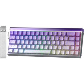 Aula HERO 68 Mor He Manyetik Klavye Rapid Trigger Dragon King Switch 8000Hz Rgb Neon Tkl Hot Swap Oyuncu Klavyesi