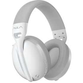 Aula S6 Beyaz Type-C Ultra Hafif Mikrofonlu Bluetooth Kablosuz Oyuncu Kulaklığı