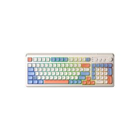 Aula S99 Turuncu Retro Rgb Gaming 3 Modlu Bluetooth Kablosuz Makrolu Türkçe Q Klavye