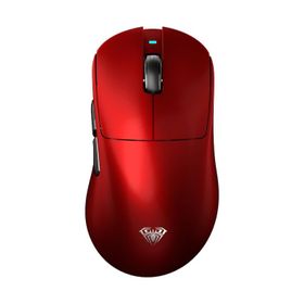 Aula SC900 Max Kırmızı PAW3395 Sensör 30000 DPI 8000 Hz Kablolu ve Kablosuz Gaming Oyuncu Mouse