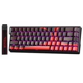 Aula Win68 He Kırmızı Max Manyetik Klavye Rapid Trigger Wing Chun Switch 8000 Hz Rgb Tkl Hot Swap Oyuncu Klavyesi