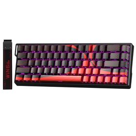 Aula Win68 He Kırmızı Max Manyetik Klavye Rapid Trigger Wing Chun Switch 8000 Hz Rgb Tkl Hot Swap Oyuncu Klavyesi