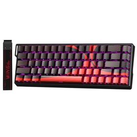 Aula Win68 He Kırmızı Max Manyetik Klavye Rapid Trigger Wing Chun Switch 8000 Hz Rgb Tkl Hot Swap Oyuncu Klavyesi