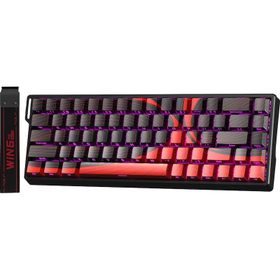 Aula Win68 He Kırmızı Max Manyetik Klavye Rapid Trigger Wing Chun Switch 8000 Hz Rgb Tkl Hot Swap Oyuncu Klavyesi