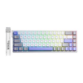 Aula Win68 He Mavi Max Manyetik Klavye Rapid Trigger Wing Chun Switch 8000 Hz Rgb Tkl Hot Swap Oyuncu Klavyesi