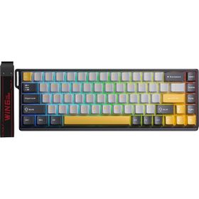 Aula Win68 He Sarı Max Manyetik Klavye Rapid Trigger Wing Chun Switch 8000 Hz Rgb Tkl Hot Swap Oyuncu Klavyesi Sarı
