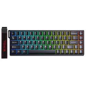 Aula WIN68 He Siyah Manyetik Klavye Rapid Trigger Graywood Swtich 8000 Hz Rgb Tkl Hot Swap Oyuncu Klavyesi