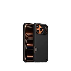 Aulumu İphone 17 Pro Max Siyah Slim Darbeye Dayanıklı Kamera Kontrol Kapaklı Magsafe Telefon Kılıfı