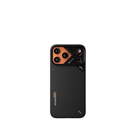 Aulumu İphone 17 Pro Ultra Siyah Slim Isı Dağıtıcı Aramid Fiber Magsafe Uyumlu Telefon Kılıfı